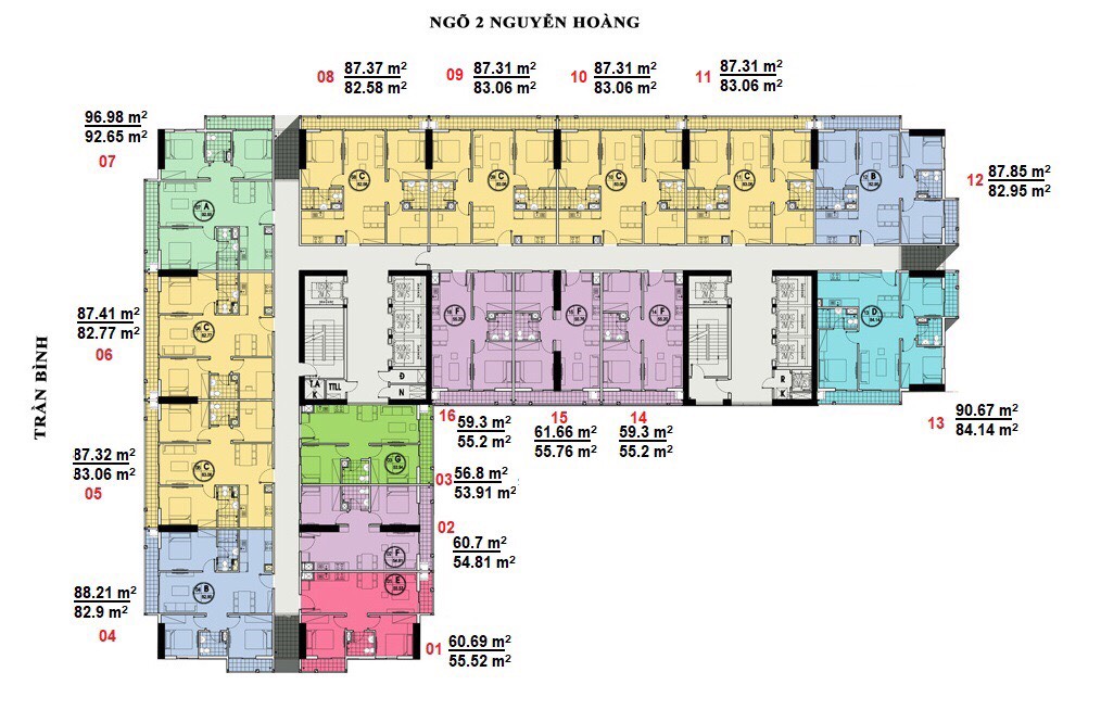 mặt bằng chung cư an bình plaza