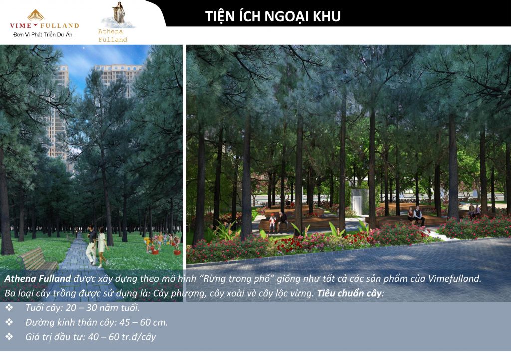 tiện ích dự án athena fulland 