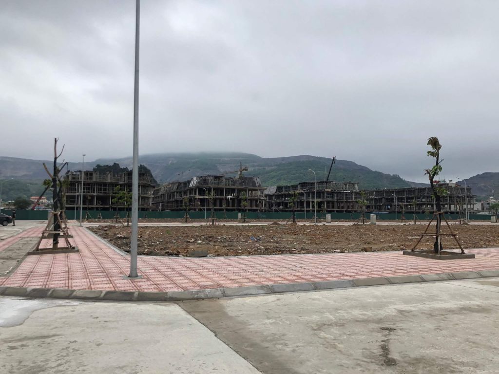 tiến độ dự án green park cẩm phả