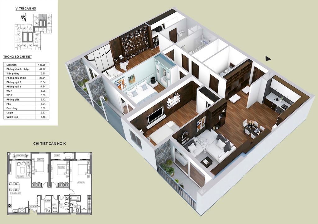 thiết kế chung cư hpc landmark 105