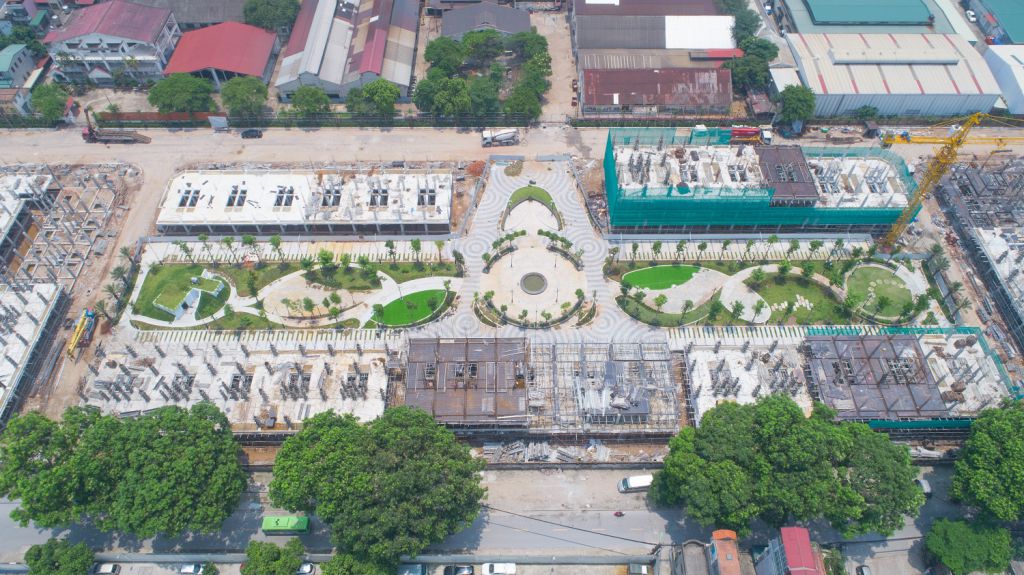tiến độ dự án bình minh garden
