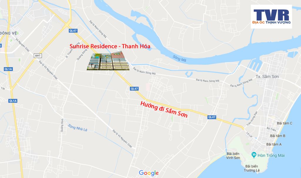 vị trí dự án sunrise residence