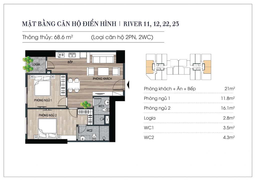 thiết kế chung cư euro river tower