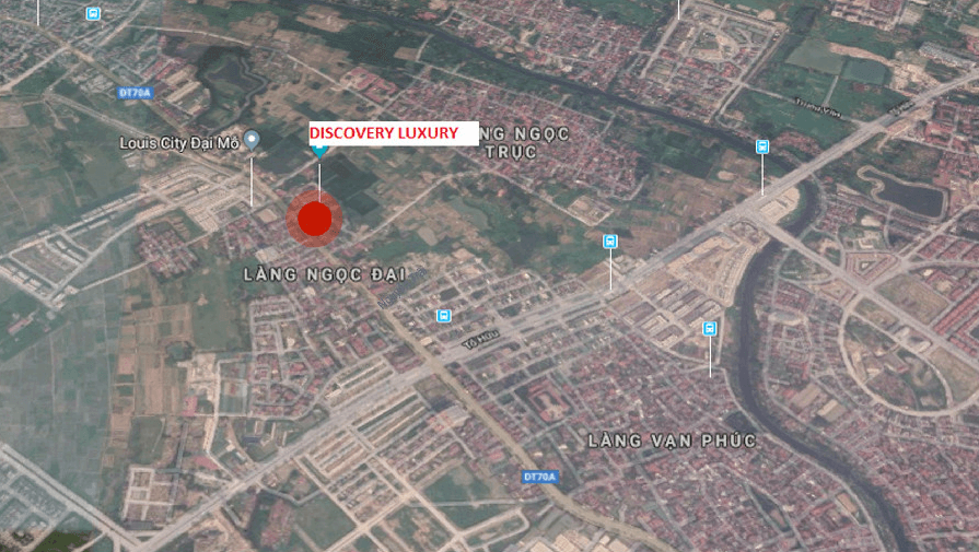 vị trí dự án discovery luxury đại mỗ
