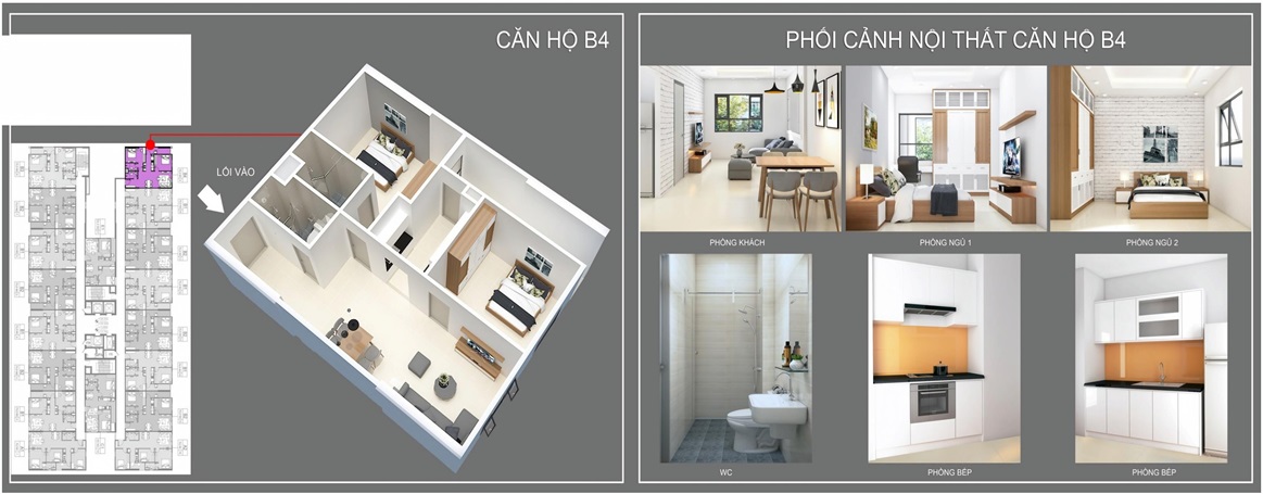thiết kế căn hộ b4