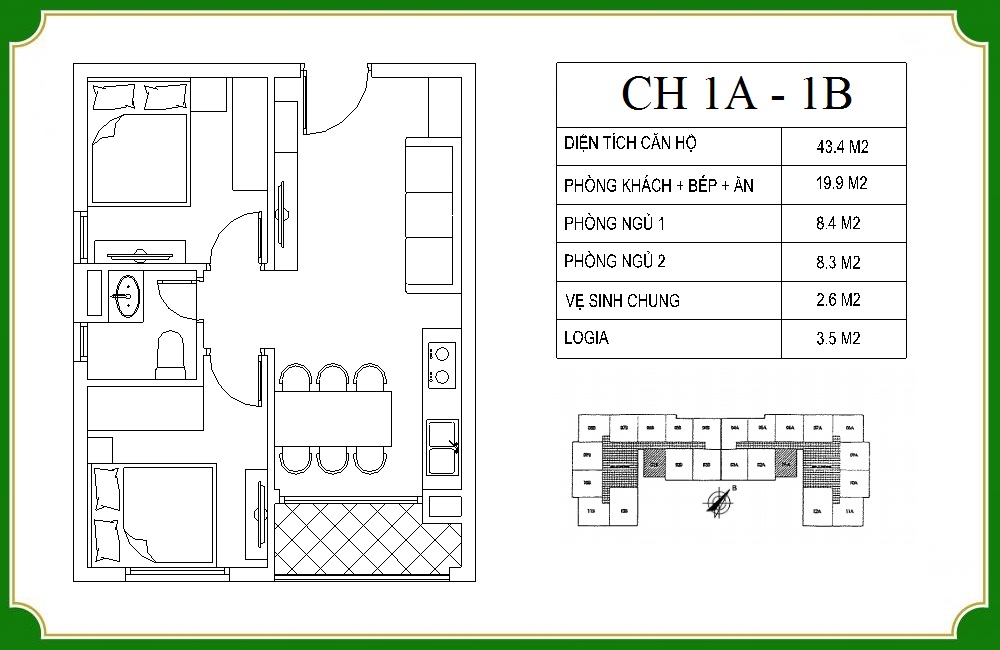 thiết kế căn hộ phương canh residence 1