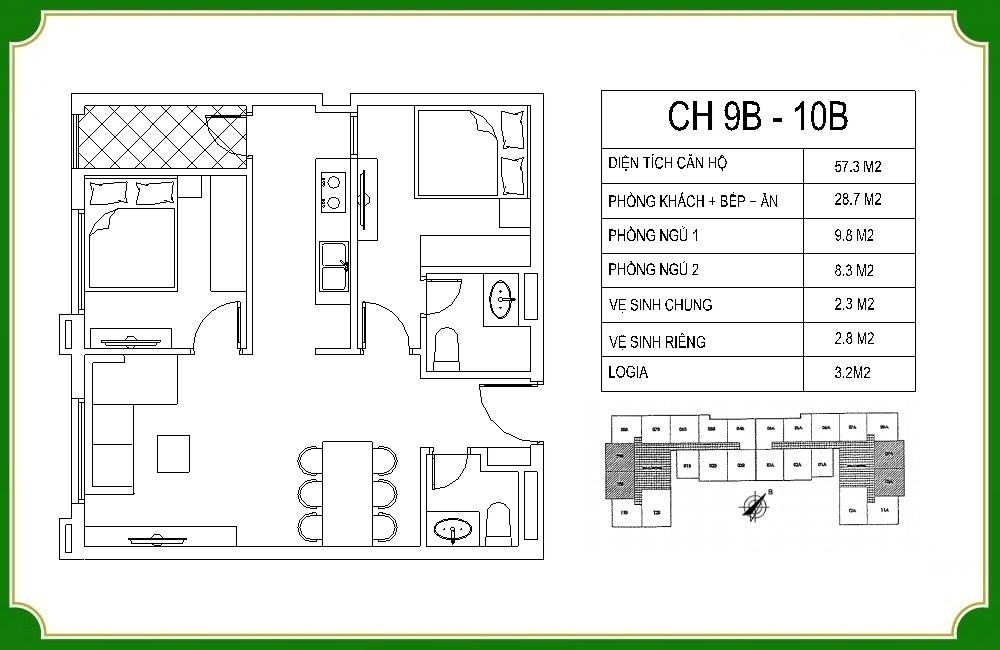 thiết kế căn hộ phương canh residence 11