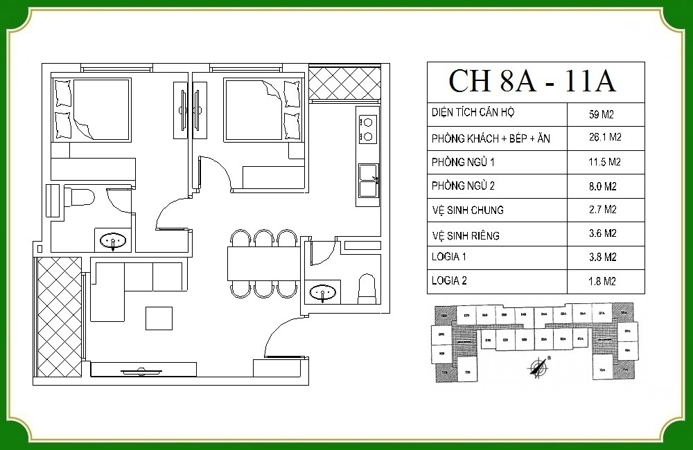 thiết kế căn hộ phương canh residence 8