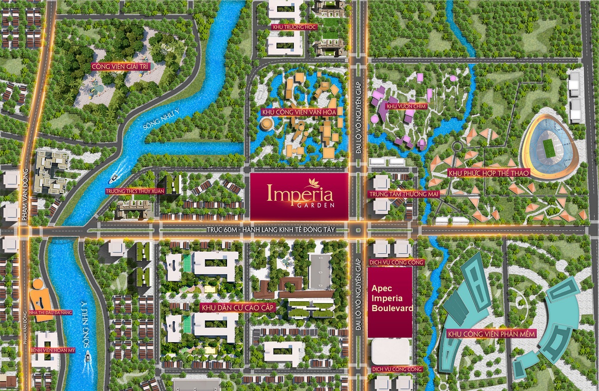 vị trí dự án apec imperia boulevard