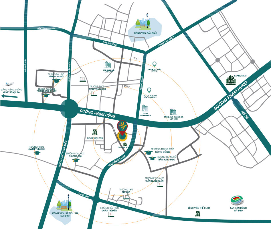 vị trí chung cư an bình plaza