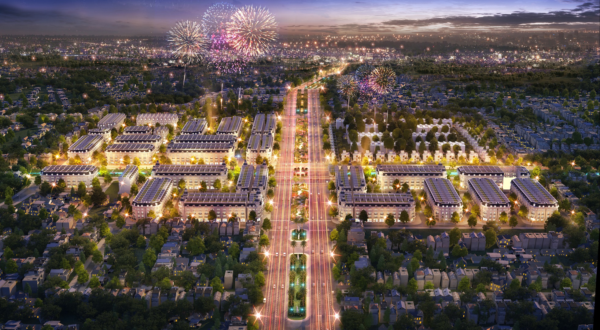 phối cảnh khu đô thị danko avenue sông công