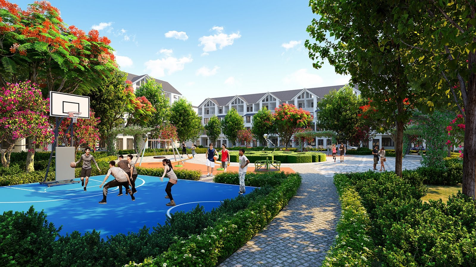 sân thể thao dự án hinode royal park