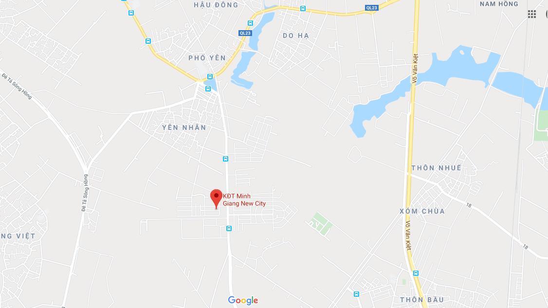 vi trí dự án mê linh new city