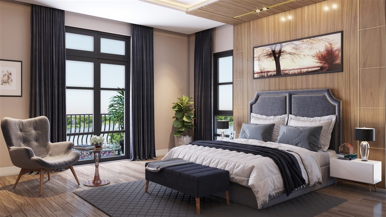 nội thất liền kề biệt thự louis city
