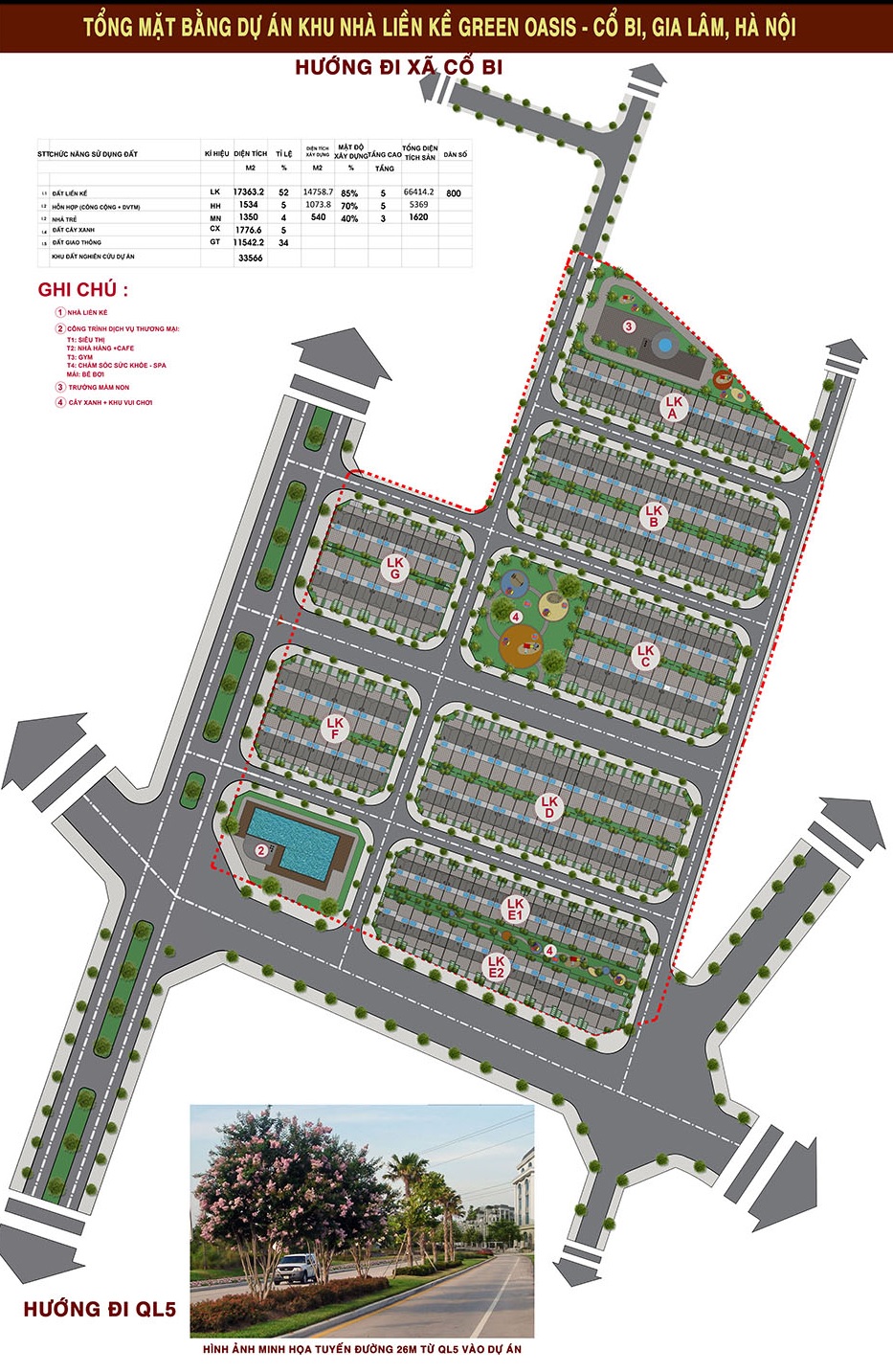 mặt bằng dự án green oasis