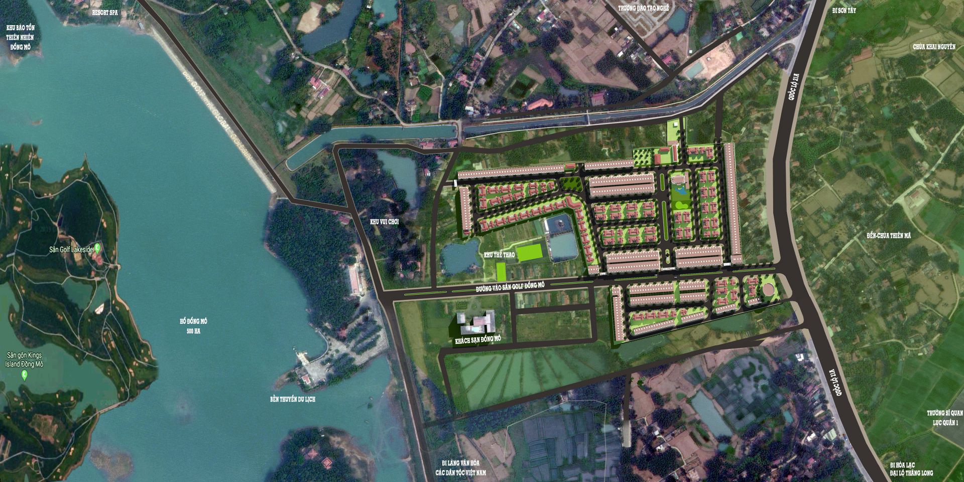 mặt bằng tổng thể hòa lạc premier residence