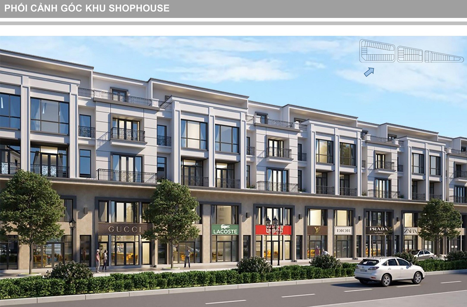 phối cảnh nhà phố shophouse