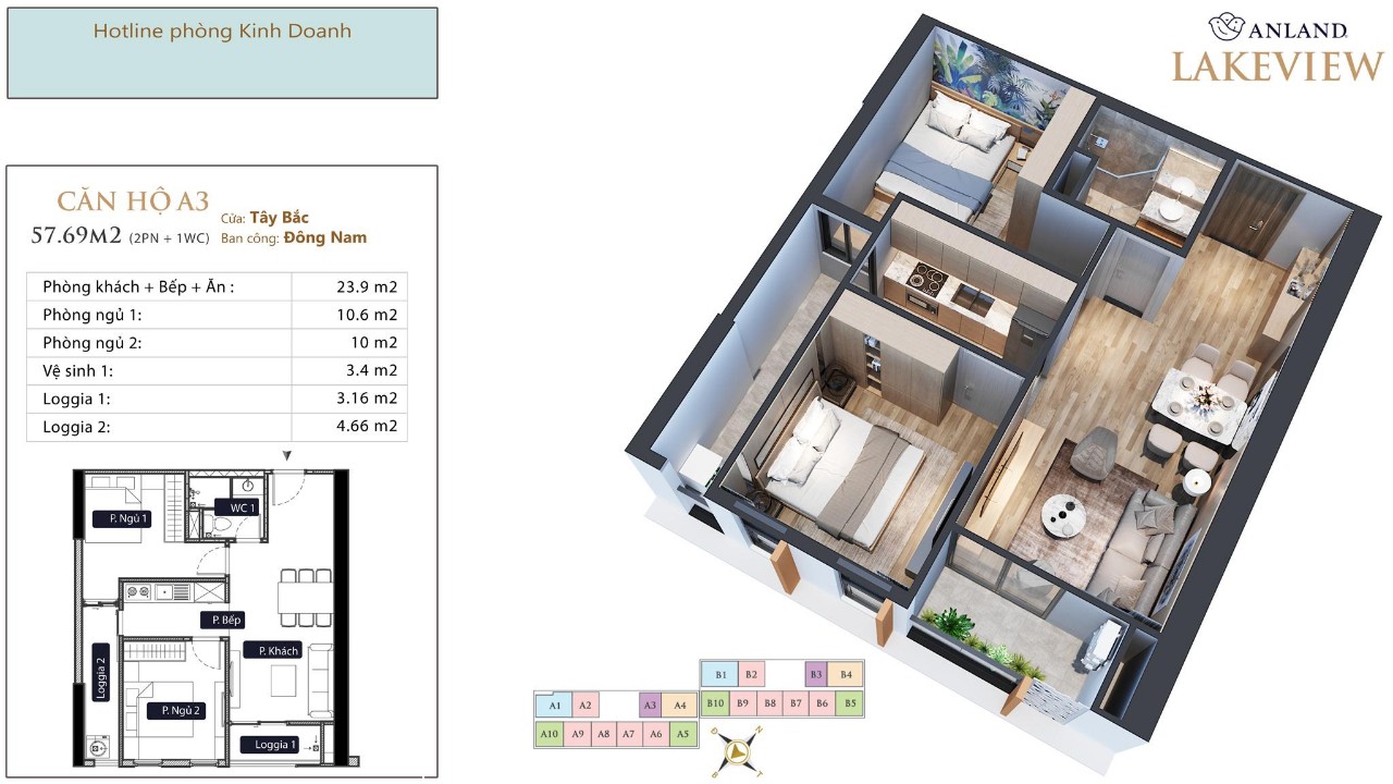 thiết kế chi tiết căn hộ 3