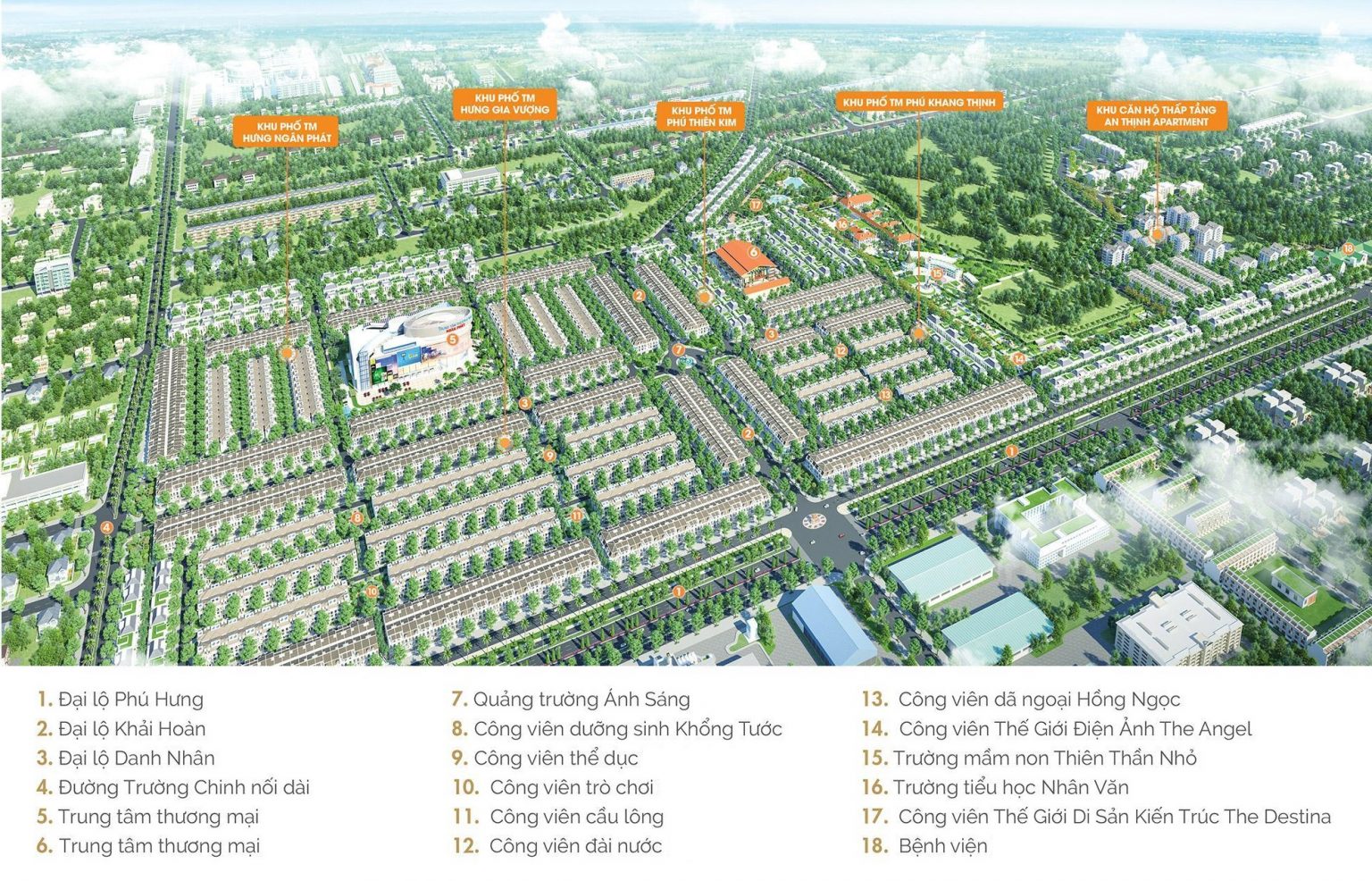 mặt bằng dự án gem sky world long thành