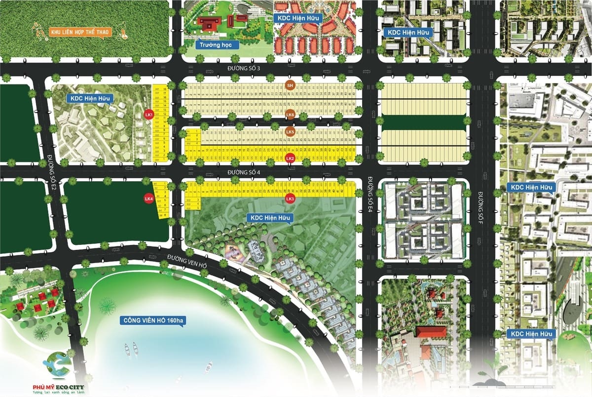 mặt bằng dự án phú mỹ eco city