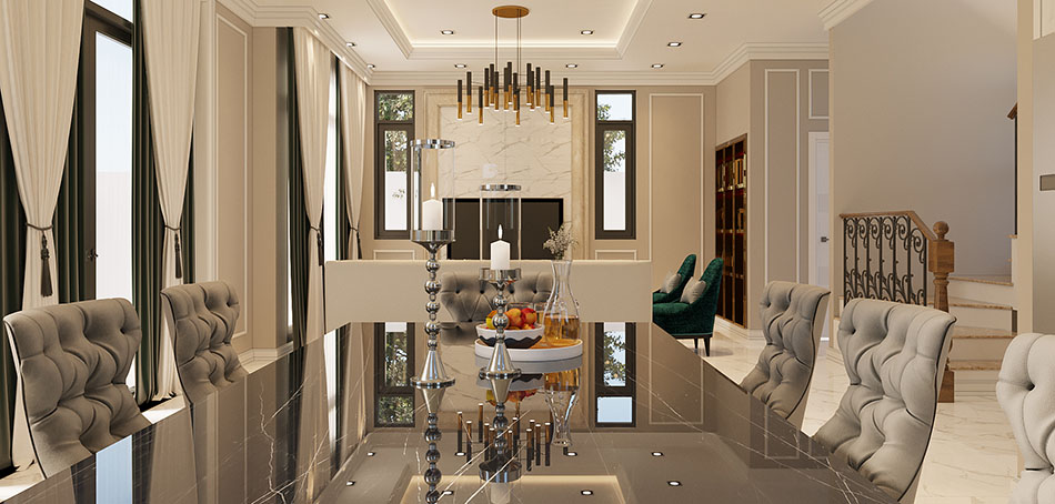 thiết kế nội thất liền kề