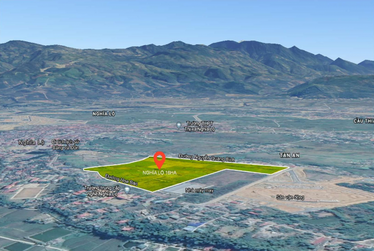 vị trí dự án apec golden valley mường lò nghĩa lộ