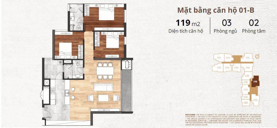 thiết kế chi tiết căn hộ 1b