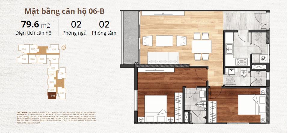 thiết kế chi tiết căn hộ 6b