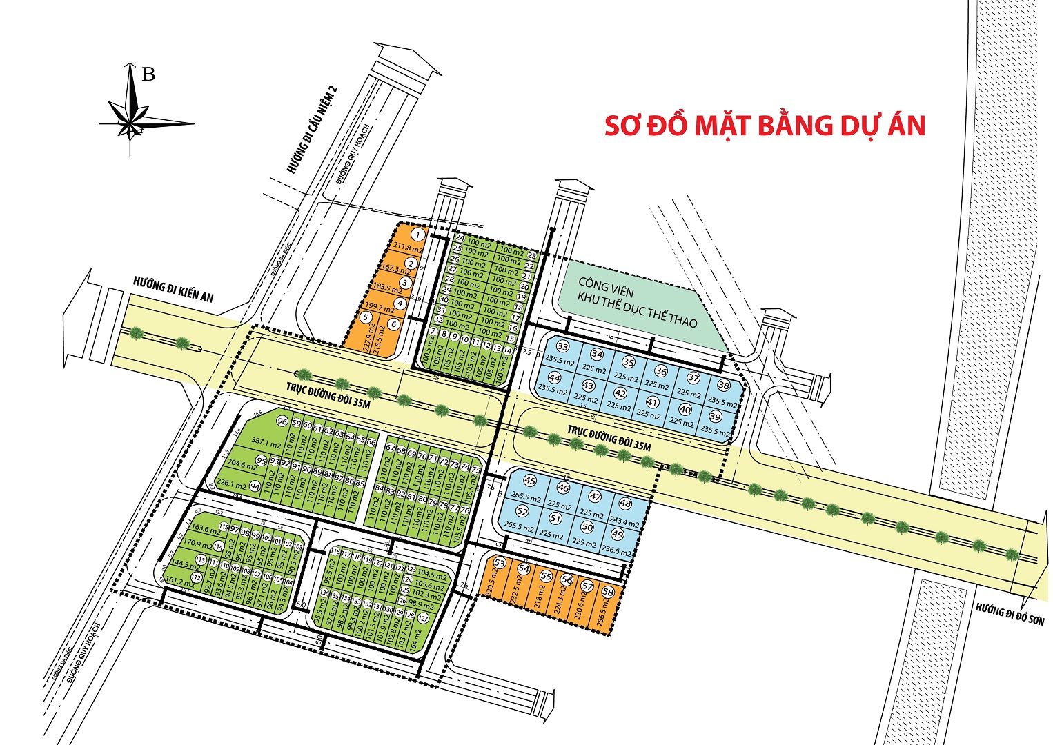 mặt bằng dự án đa phúc central park