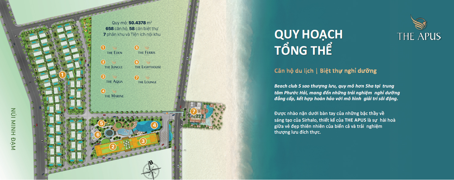 tổng thể dự án the apus