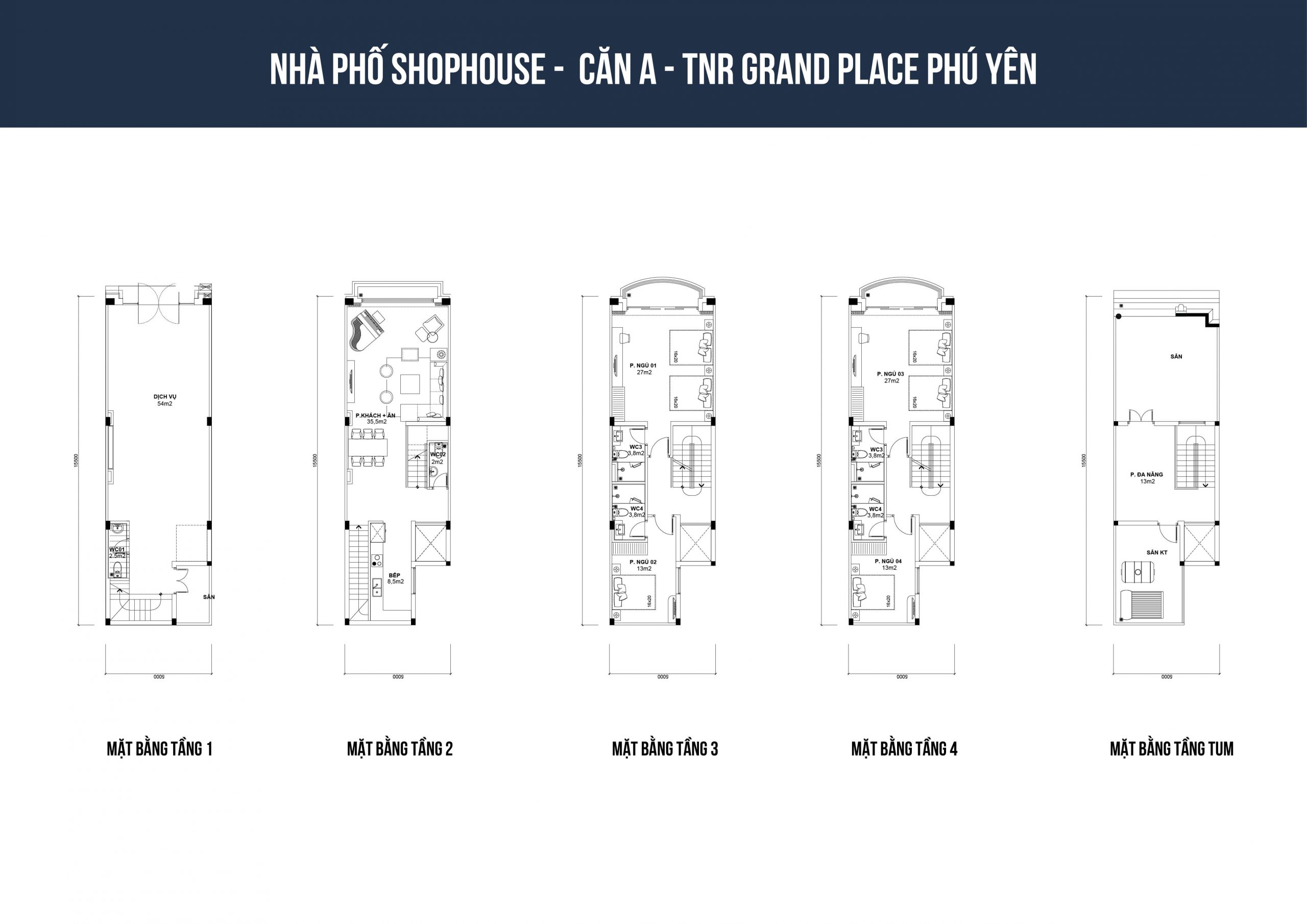 thiết kế shophouse tnr phú yên loại a1