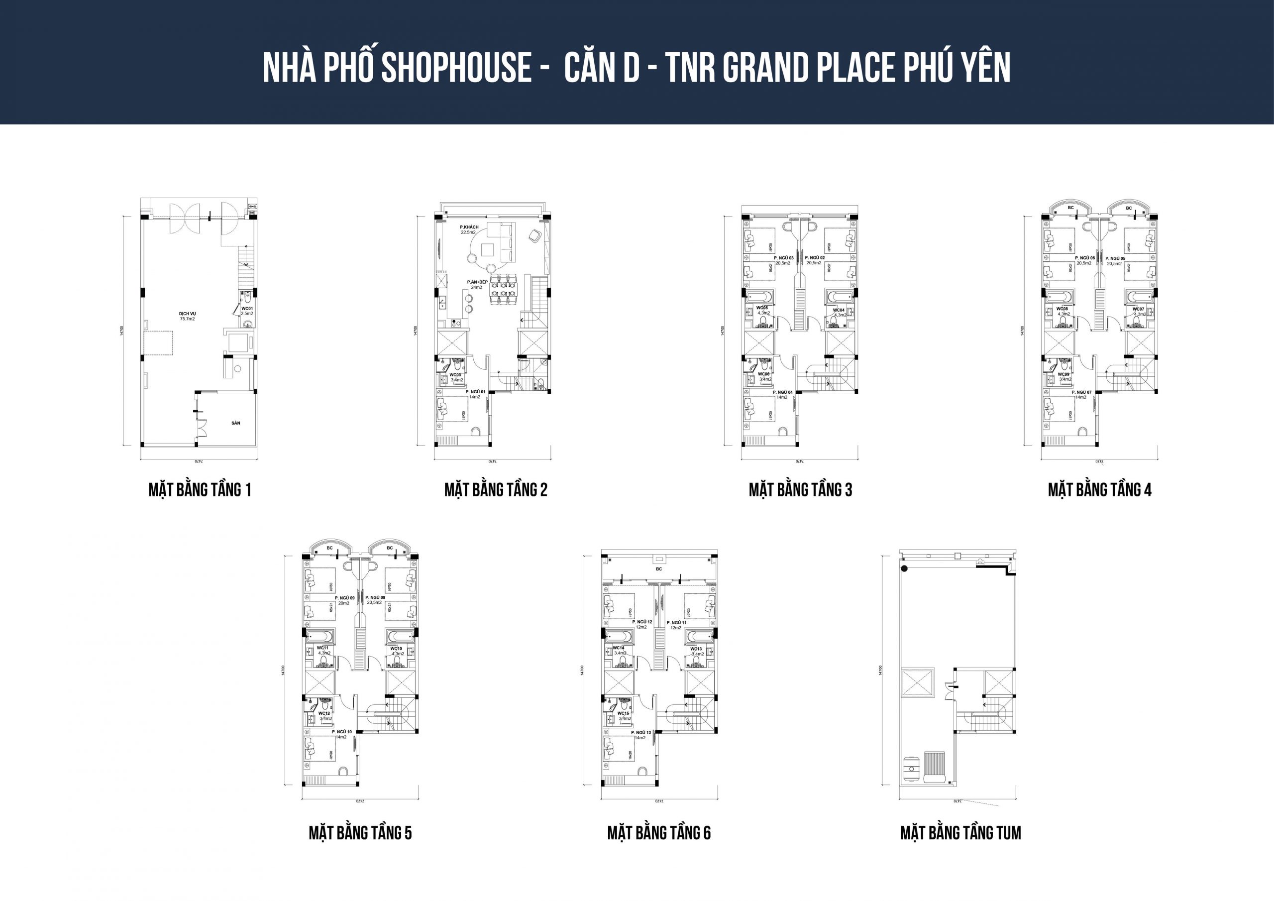 thiết kế shophouse tnr phú yên loại d1