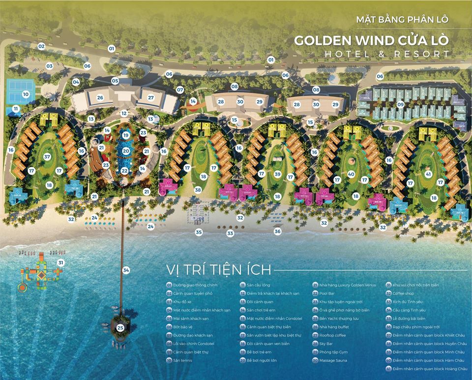 mặt bằng dự án golden wind cửa lò
