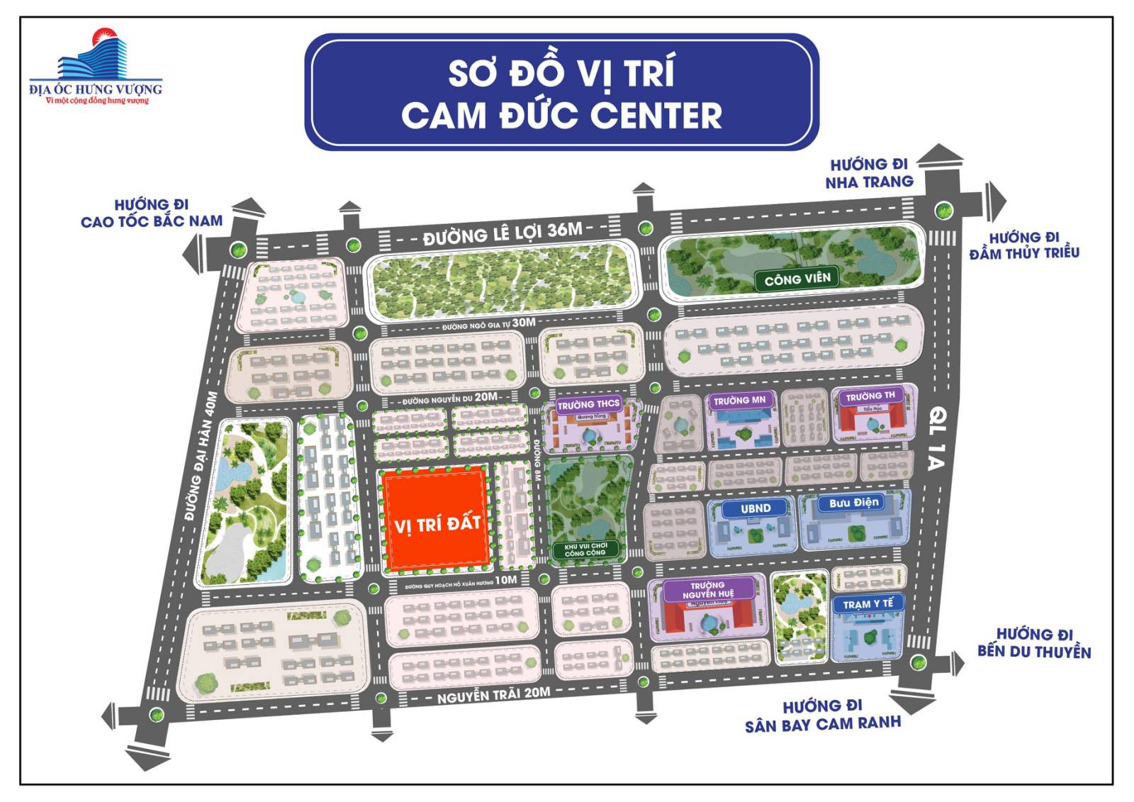 sơ đồ vị trí dự án