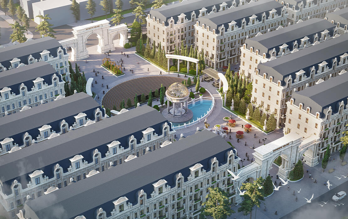 kiến trúc biệt thự sunshine helios