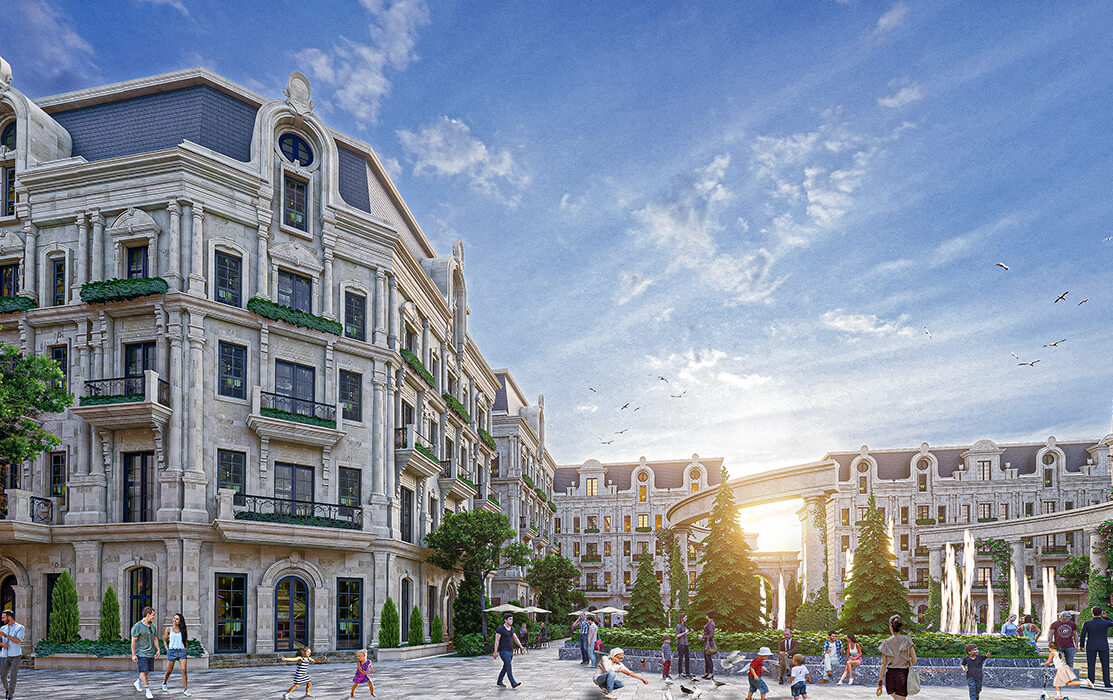 kiến trúc biệt thự sunshine helios