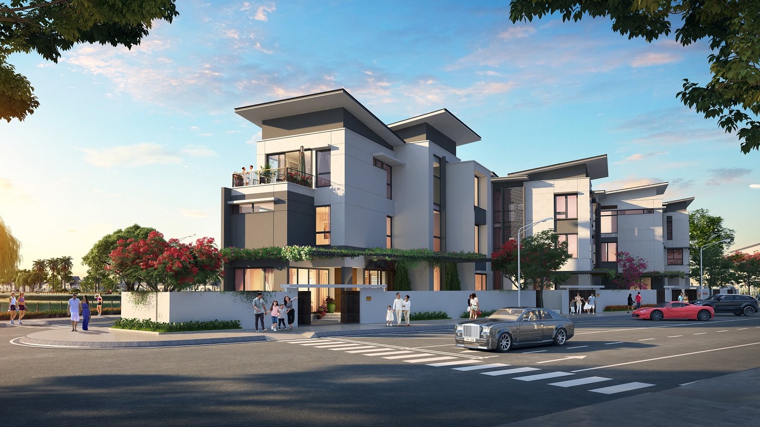 biệt thự hoàng thành villas mỗ lao hà đông