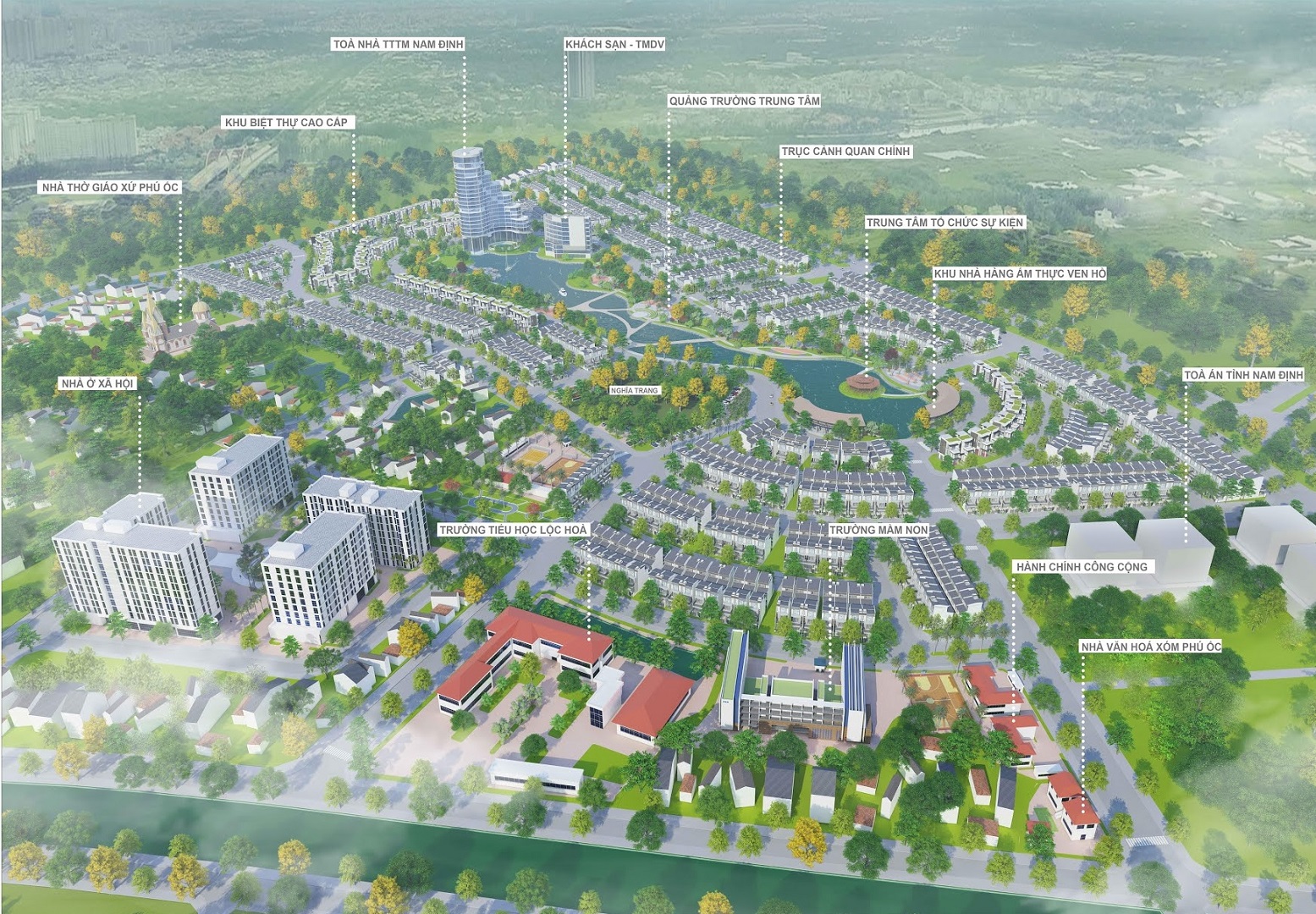 dự án khu đô thị phú ốc lộc hòa - nam định
