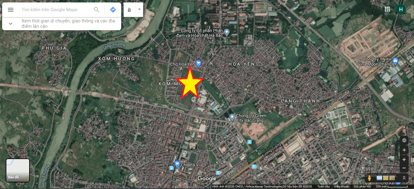 vị trí dự án nam hồng new city