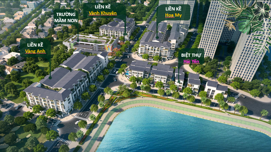 phối cảnh dự án hoàng thành villas mỗ lao hà đông