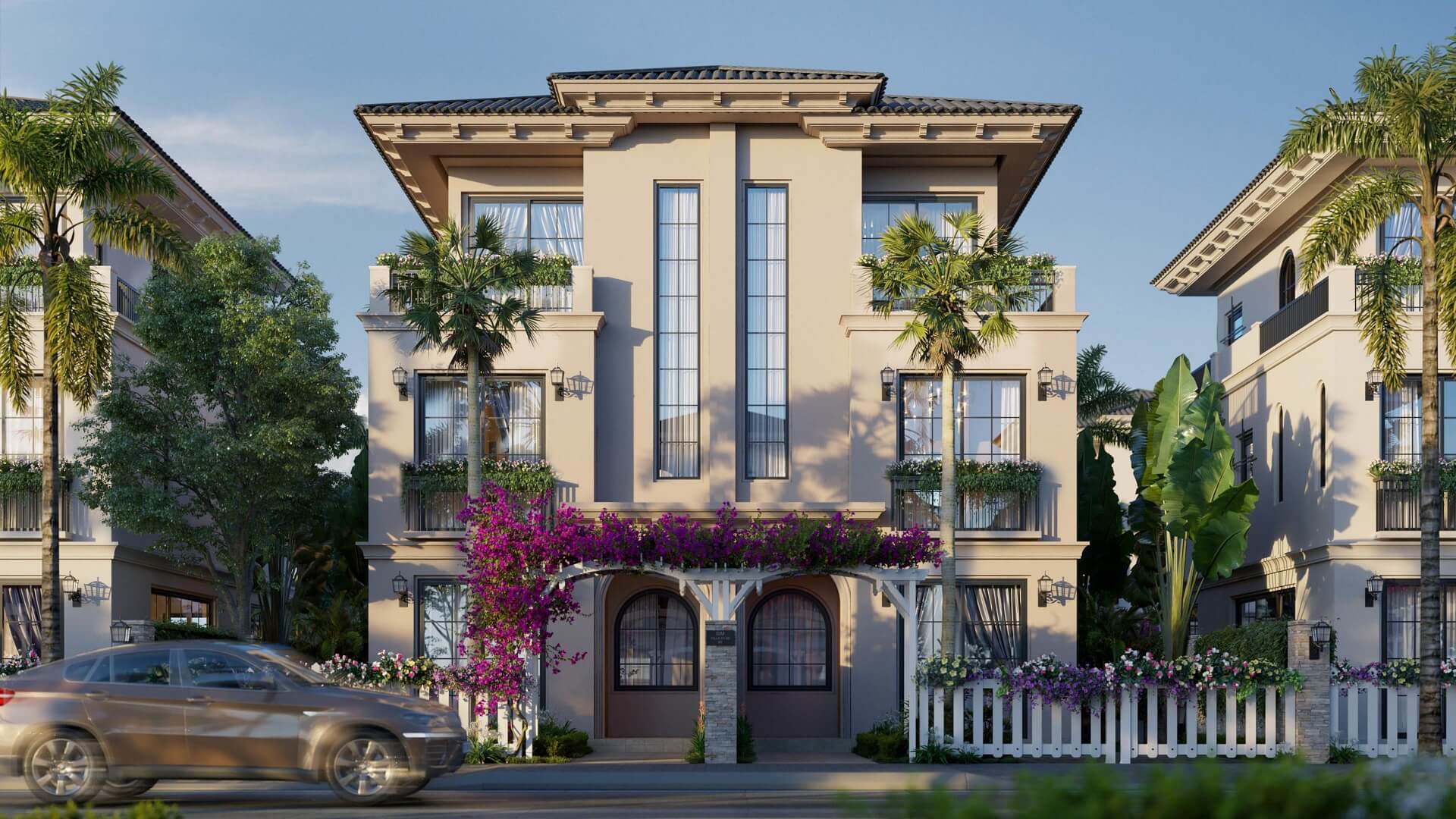 Phối cảnh villa Aragon dự án The Residence Phú Quốc