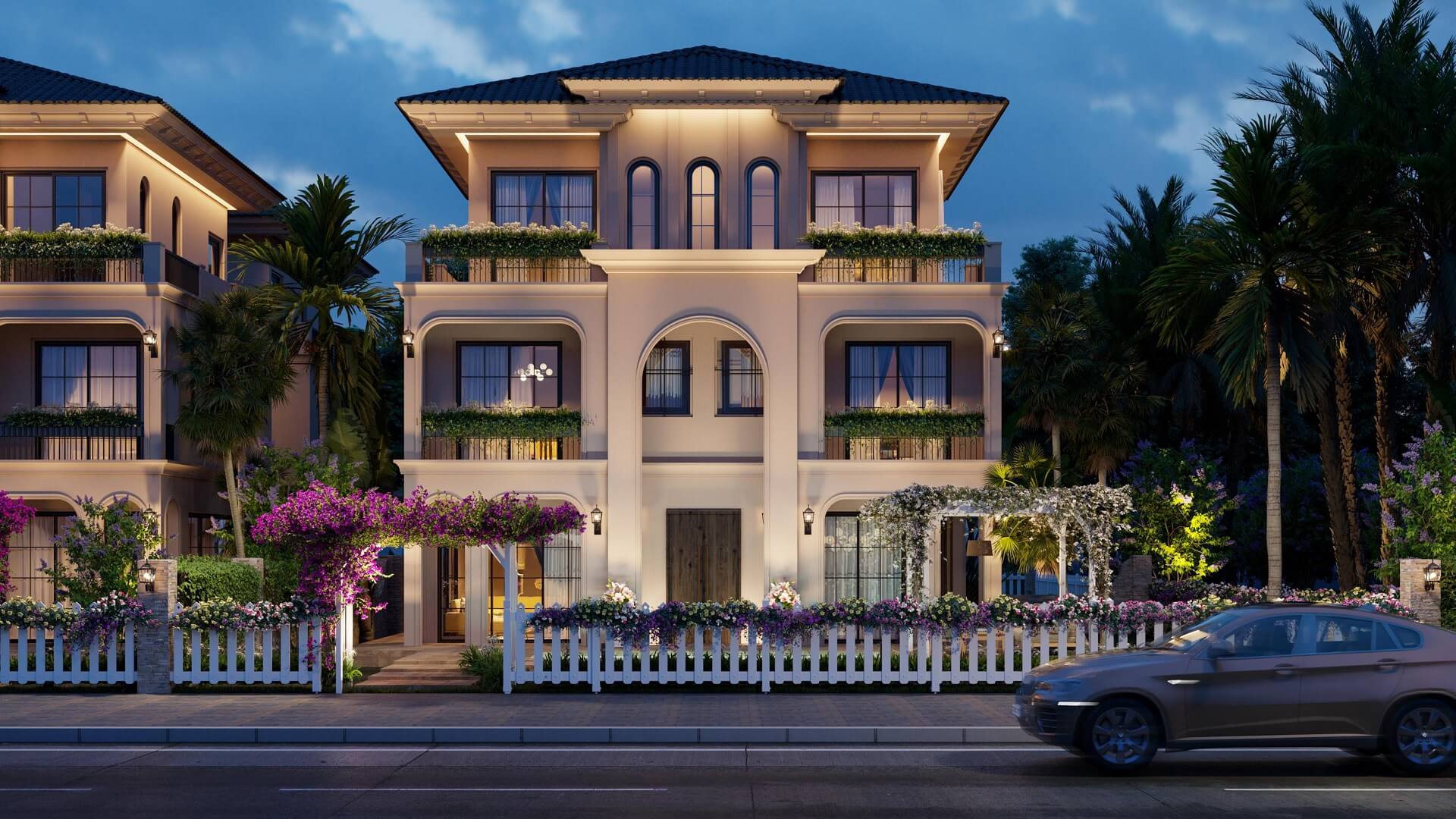 Phối cảnh villa Castilla dự án The Residence Phú Quốc
