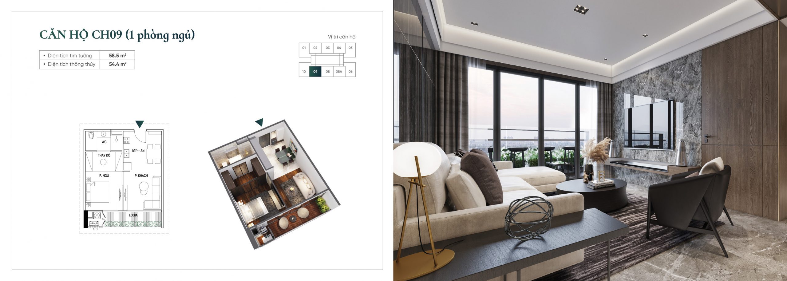 thiết kế chi tiết căn hộ