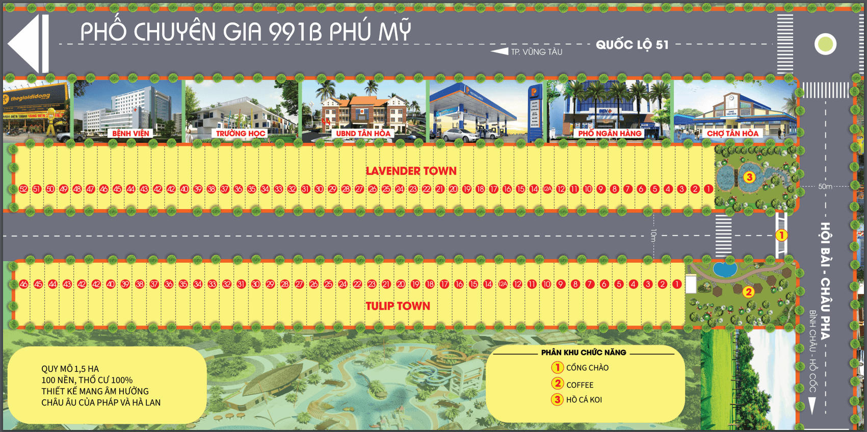 mặt bằng dự án phố chuyên gia 991b phú mỹ