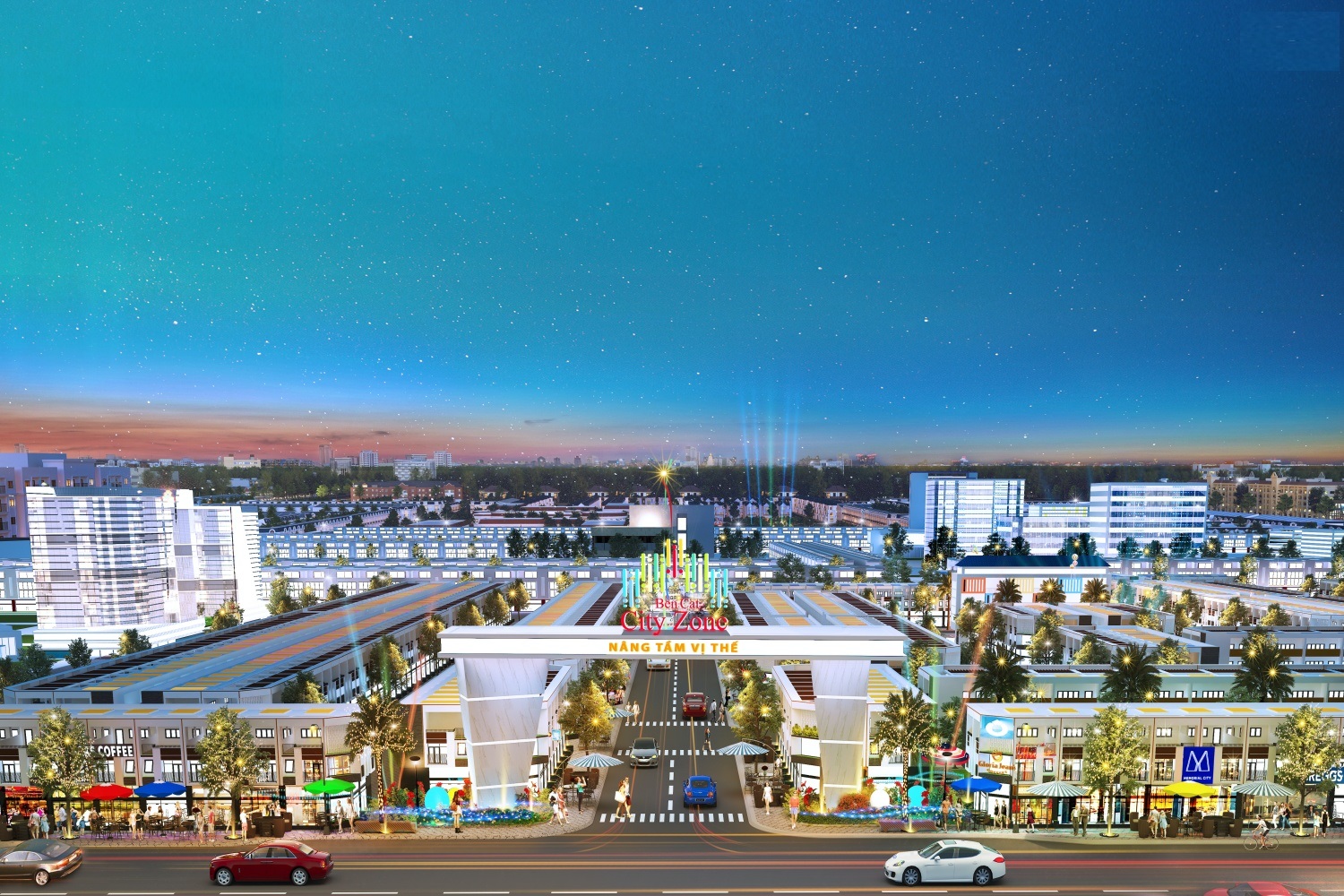 dự án đất nền bến cát city zone