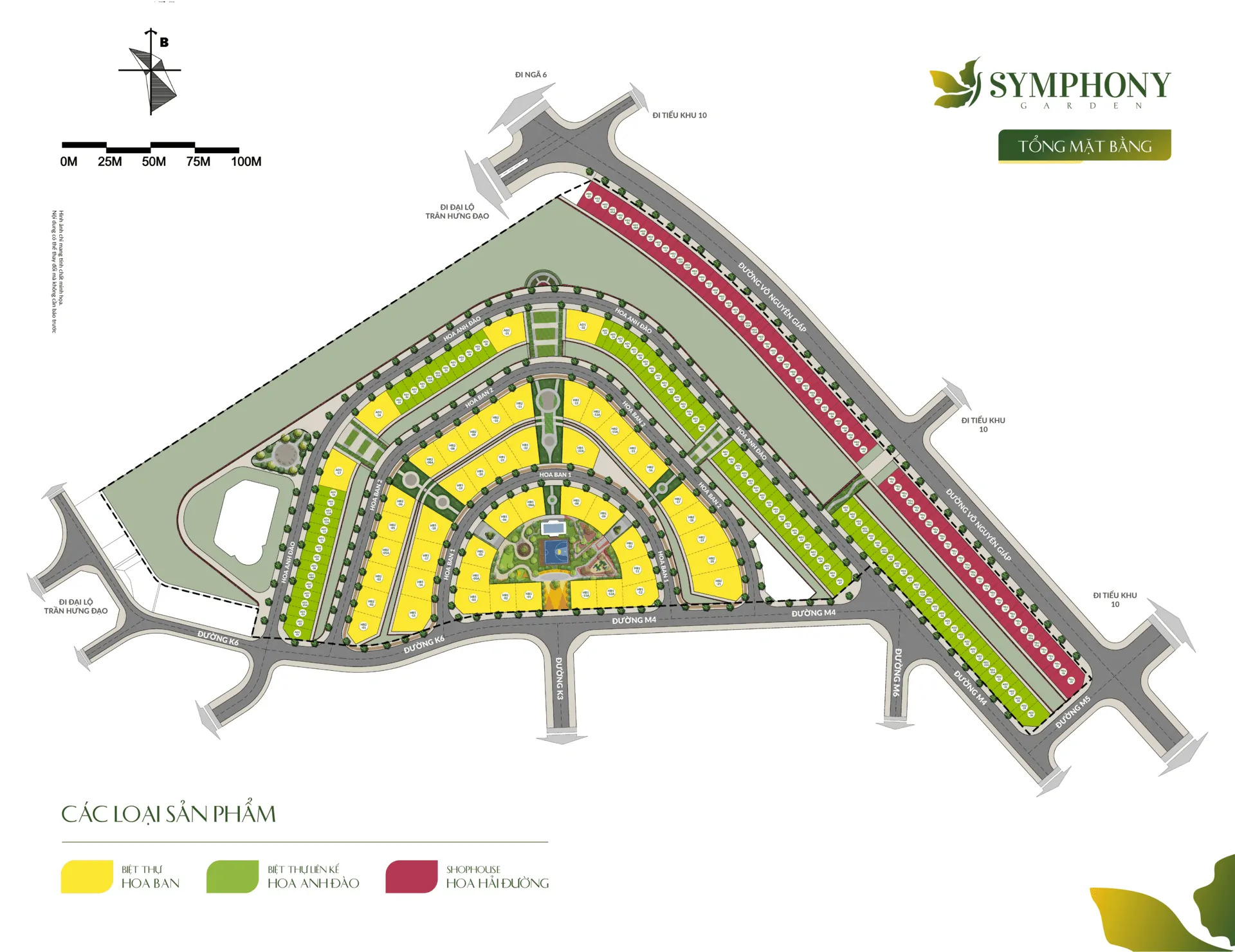 mặt bằng dự án symphony garden lào cai