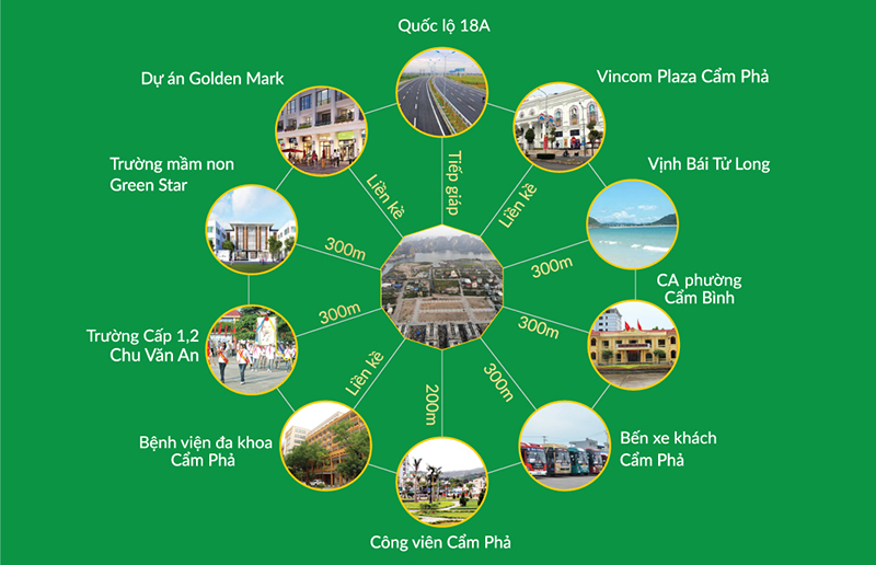 liên kết vùng dự án dự án platin center cẩm phả