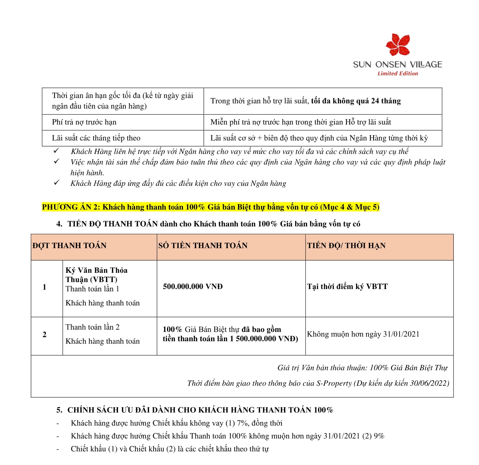 chính sách bán hàng sun quang hanh 4