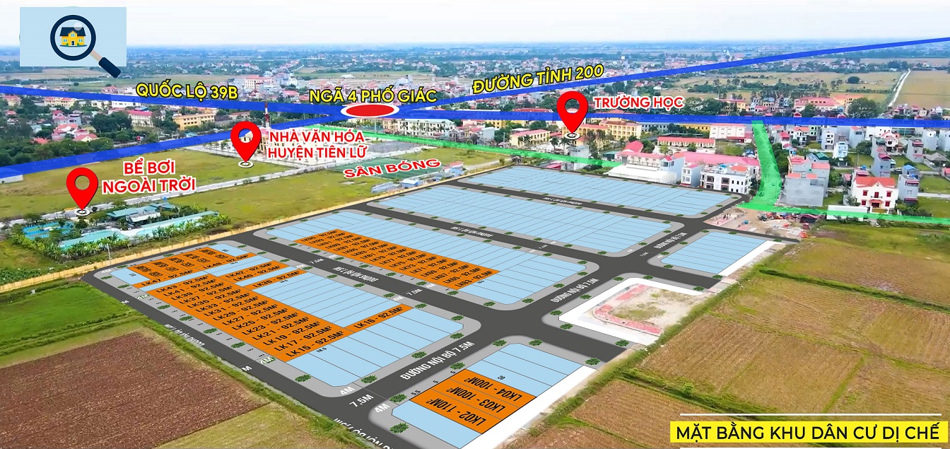 dự án đất đấu giá dị chế tiên lữ - hưng yên