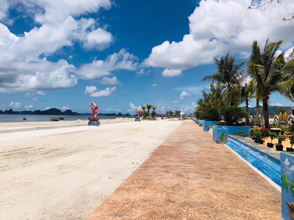 bãi tắm dự án ocean park vân đồn